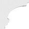 Ekena Millwork Standard Diane Architectural Grade PVC Corbel, 5"W x 12"D x 12"H CORP05X12X12DIA - alternate 3
